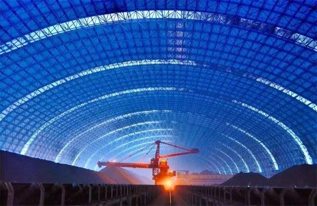 锡林格勒盟亿优钢构工程师为您解析原料场封闭技术的特点和类型